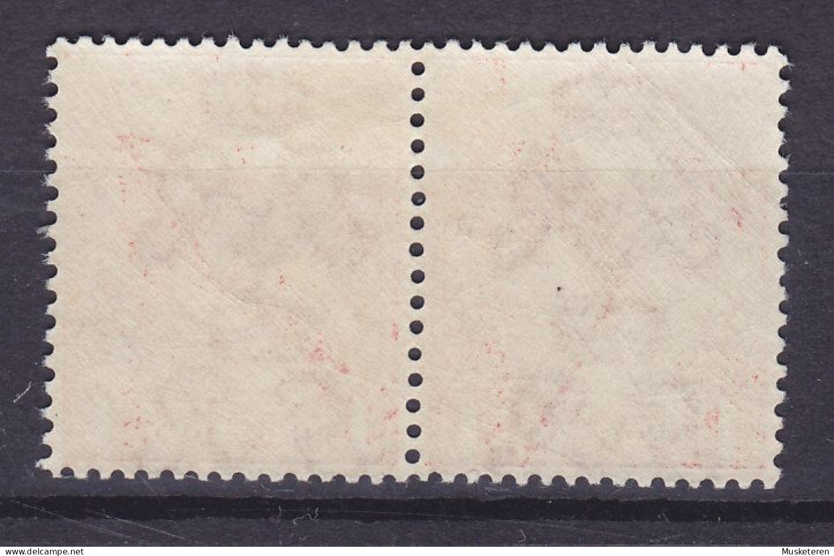 Great Britain 1912 Mi. 128 X, 1 Pence King George V., Horizontal Pair Paare, MH* (2 Scans) - Unused Stamps