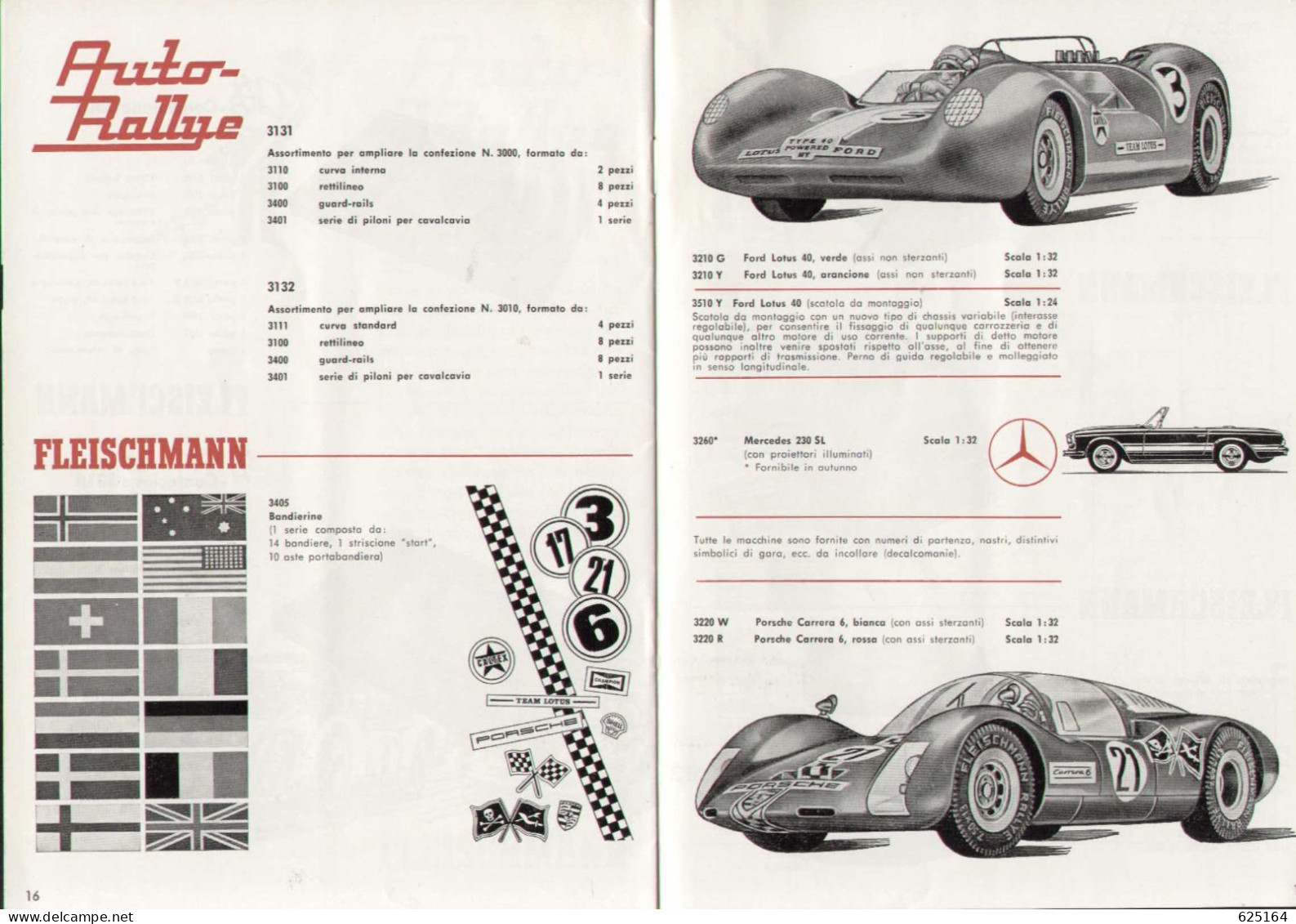 Catalogue FLEISCHMANN 1967 Novità Treni HO 1:87 + Auto Da Corsa - En Italien - Ohne Zuordnung