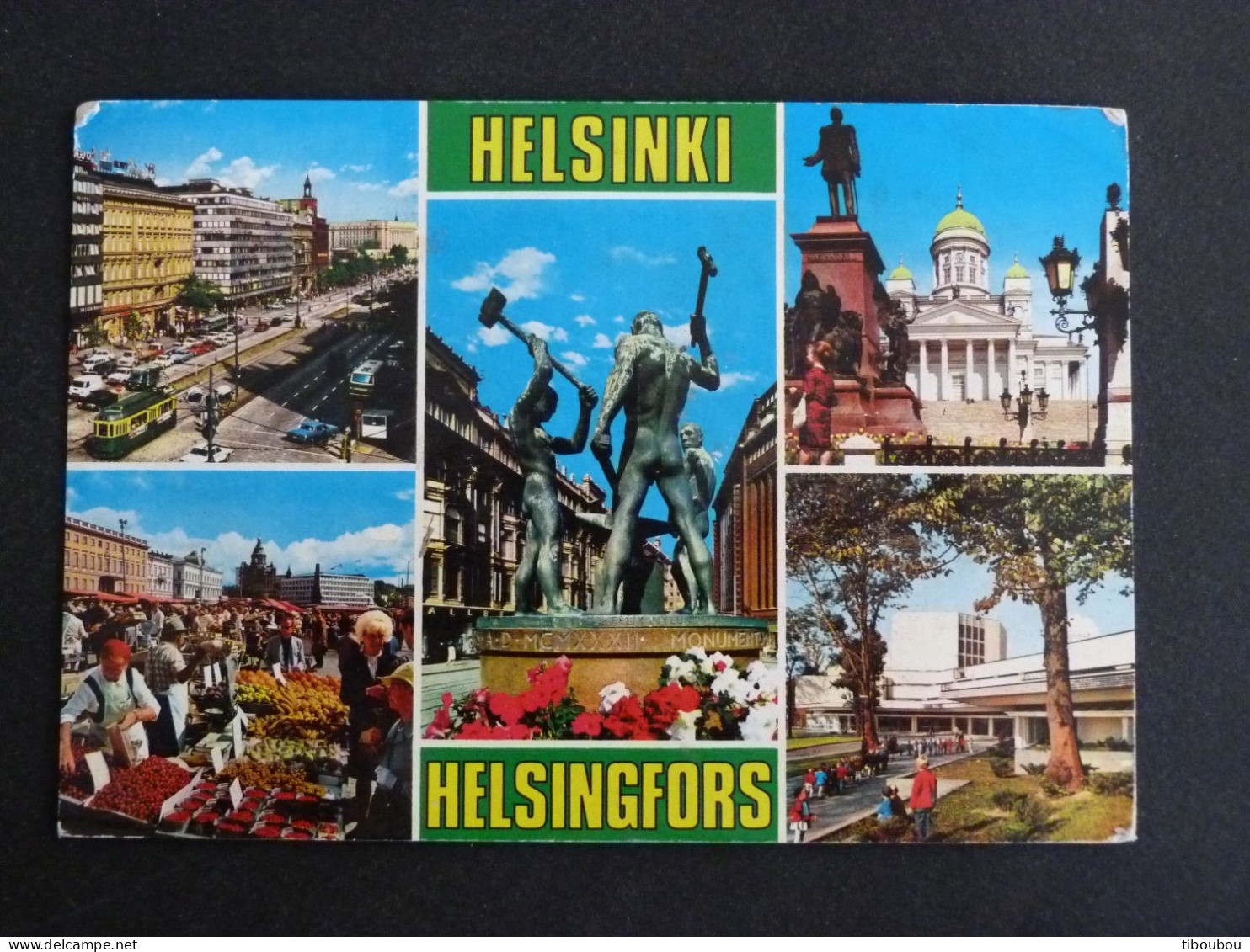 FINLANDE FINLAND SUOMI AVEC YT 750 PLACE DU MARCHE HELSINKI - HELSINGFORS - Covers & Documents