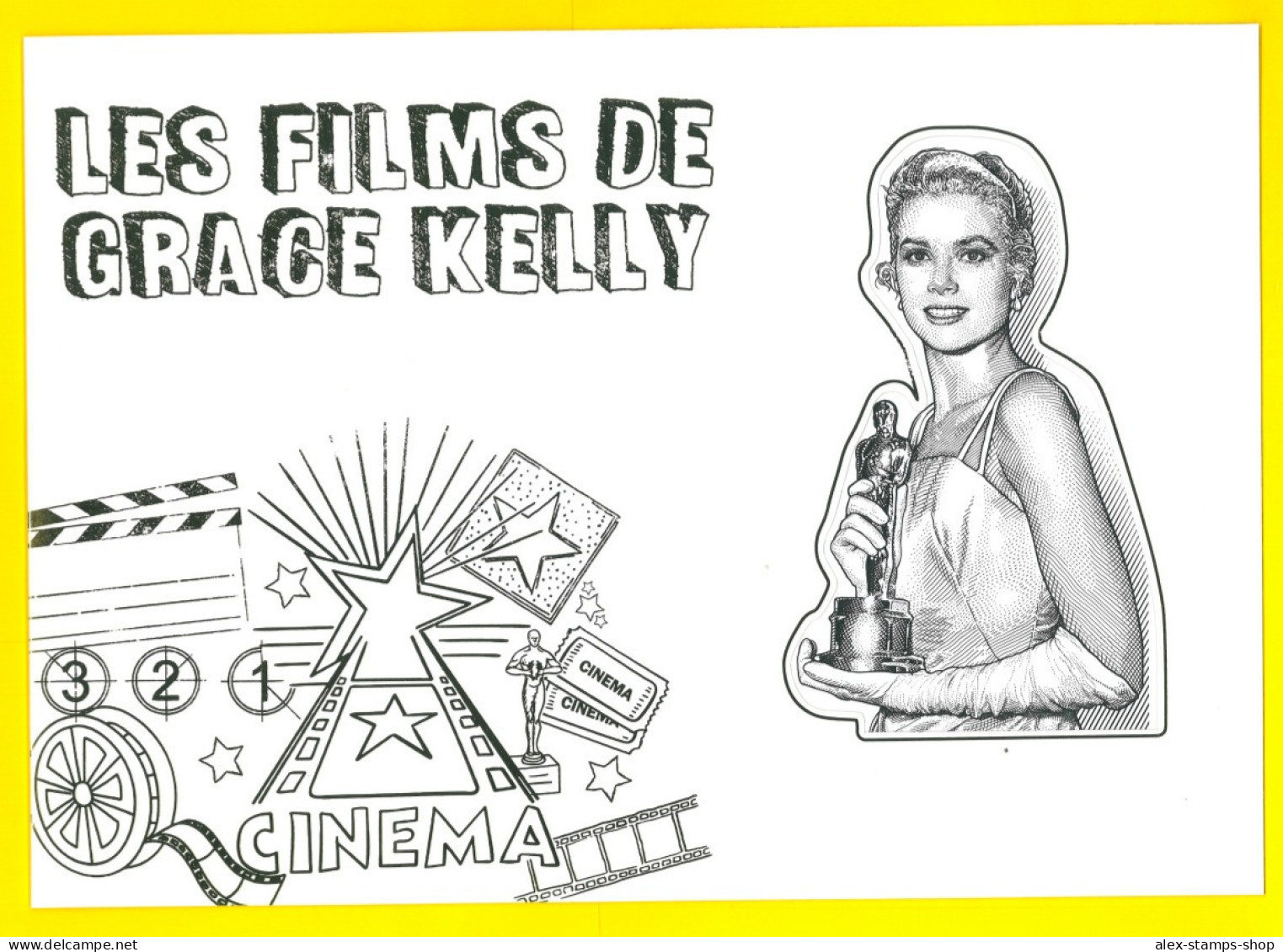 MONACO 2022 The Films Of Grace Kelly - Special Folder - Unused Stamps