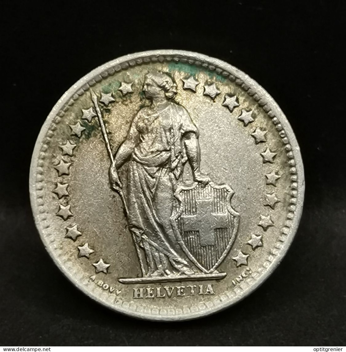 1/2 FRANC SUISSE ARGENT 1957 B BERNE / SWITZERLAND SILVER - 1/2 Franc