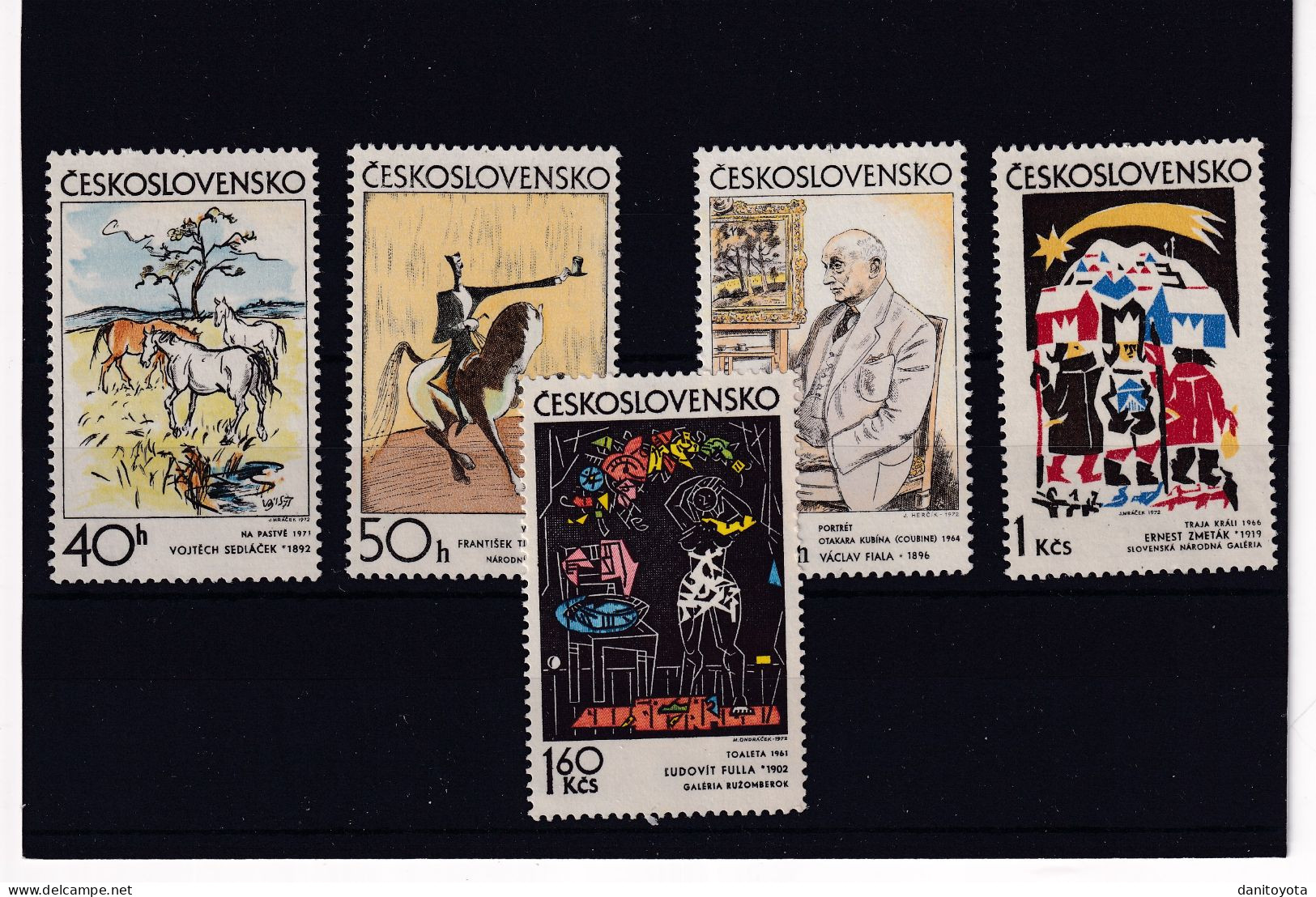 Checoslovaquia. Conjunto De Series Del Tema Fauna - Unused Stamps