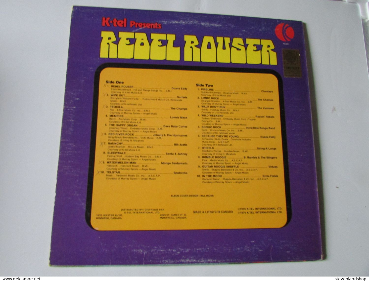 REBEL ROUSER, 20 INSTRUMENTAL GREATS - Instrumental