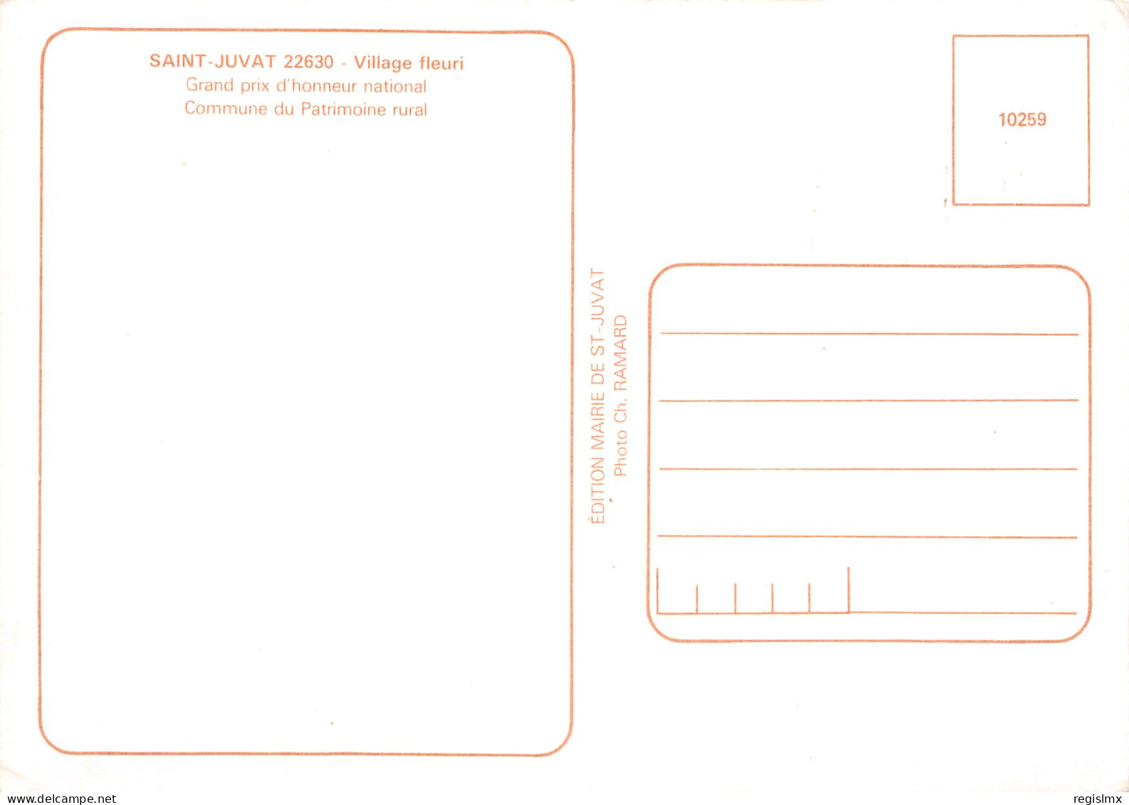 22-SAINT JUVAT-N°T2724-A/0121 - Saint-Juvat