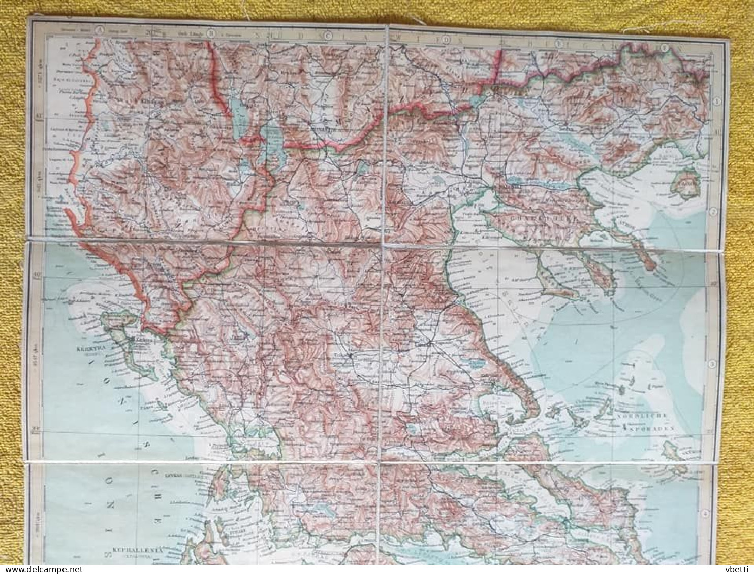 Greece / Griechenland / Ελλάδα  Cca1920 - Topographical Maps