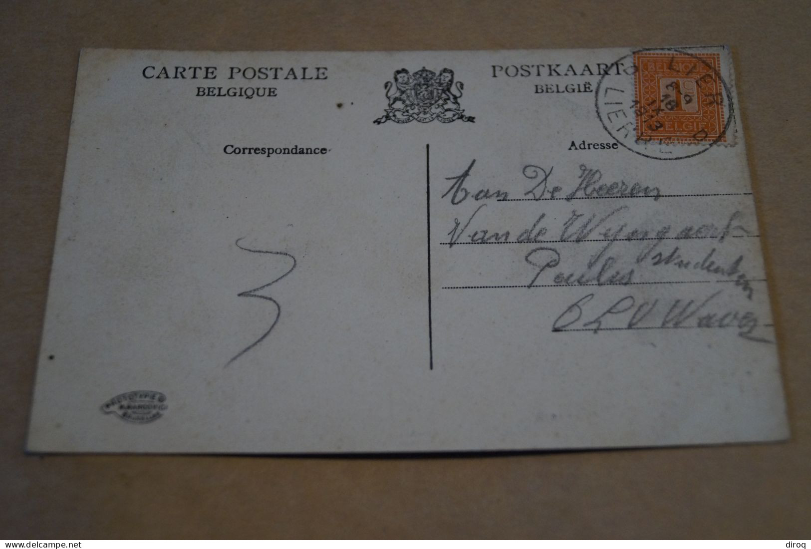 Lier - Lierre ,1913 ,belle Carte Ancienne Pour Collection - Lier