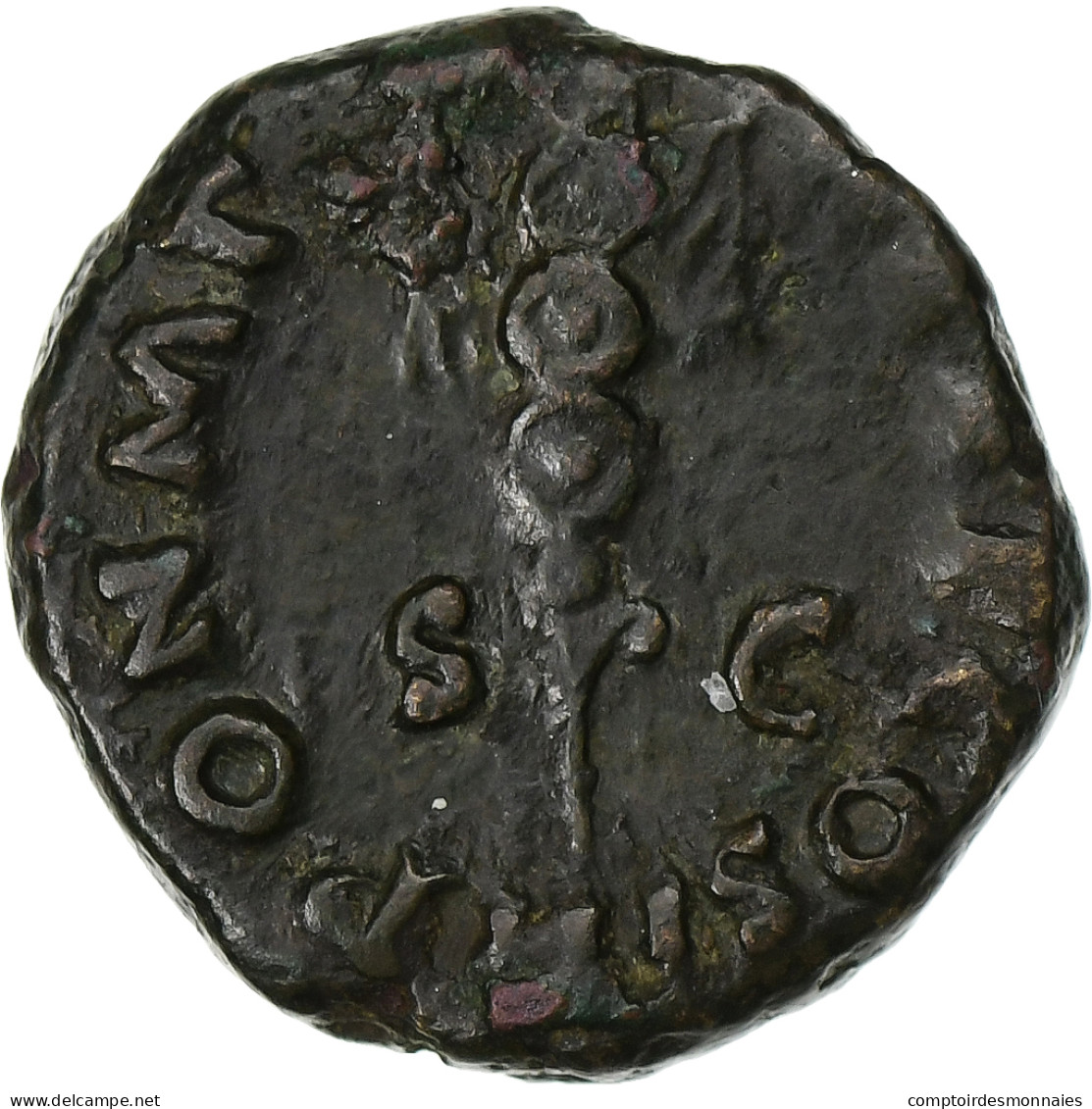 Vespasien, Quadrans, 71, Rome, Rare, Bronze, TTB, RIC:340 - La Dinastia Flavia (69 / 96)