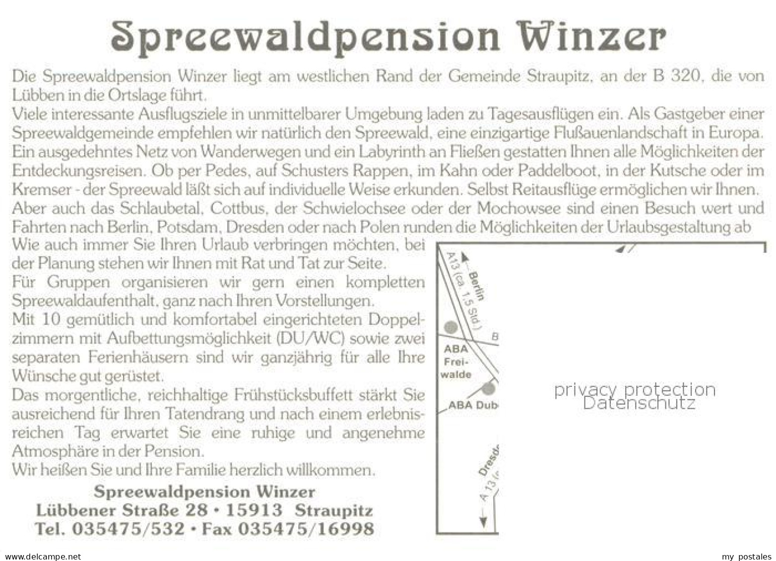 73761335 Straupitz Spreewaldpension Winzer Straupitz - Straupitz