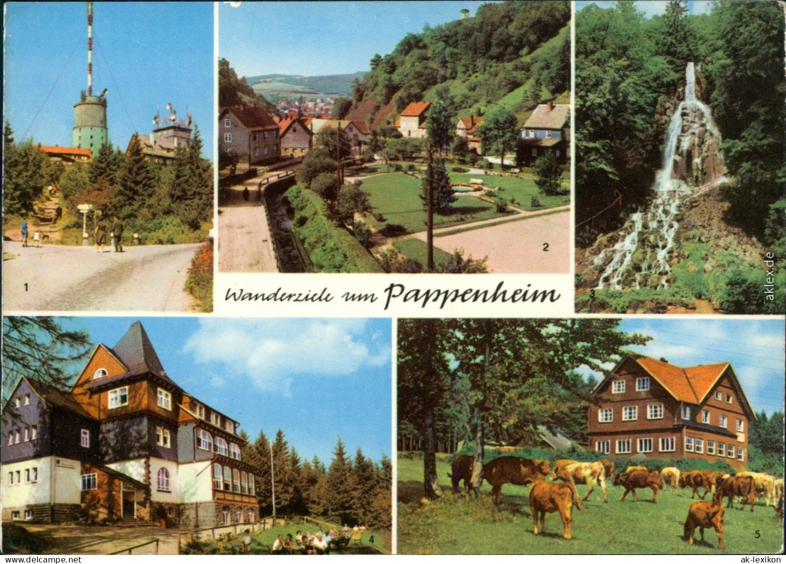 Pappenheim Inselsberg, Platz Der DSF,  Spießberghaus, Berghotel 1970 - Pappenheim