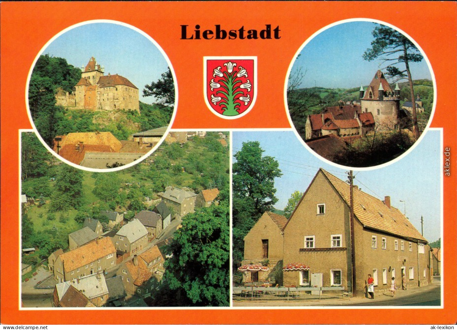 Liebstadt Schloß Kuckuckstein (2), Teilansicht, Stadtschenke 1984 - Liebstadt