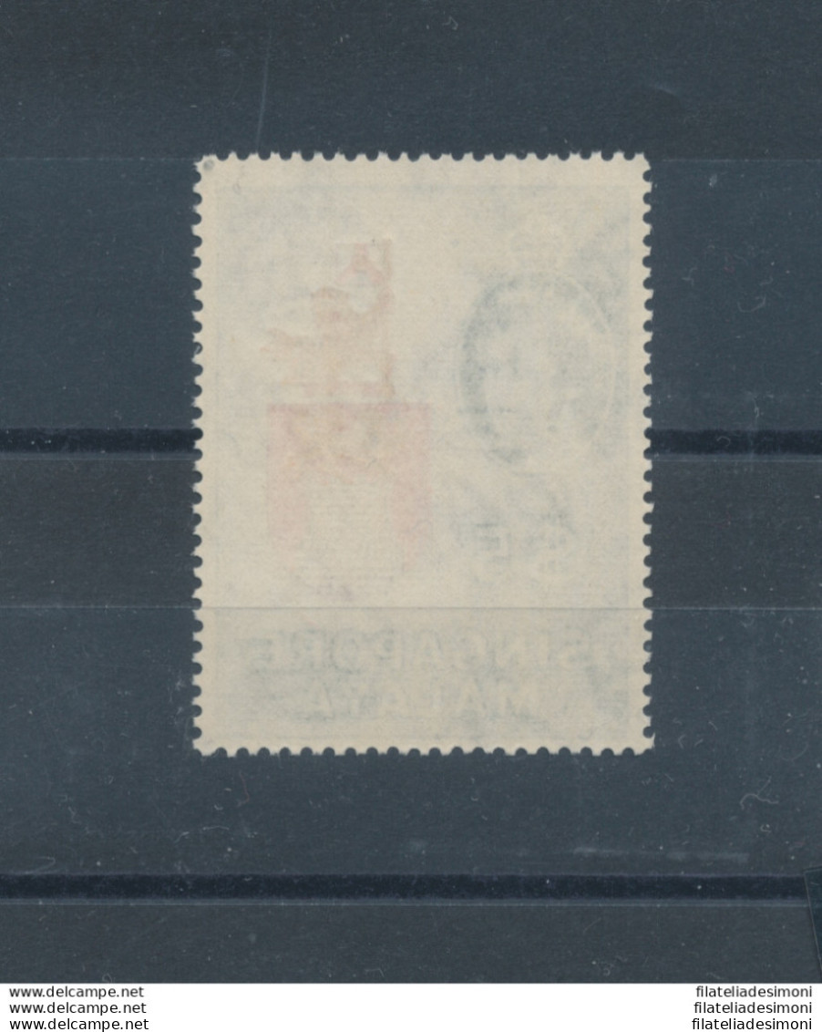 1955 Singapore - SG N° 15,  5 $ Yellow, Red, Brown And Slate-black , MNH** - Altri & Non Classificati