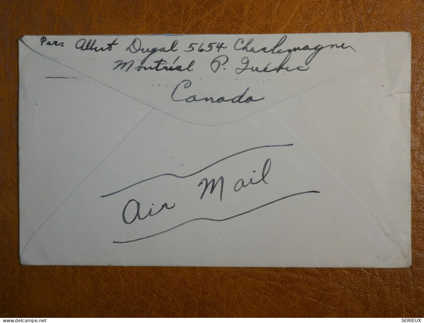 I 26 CANADA  LETTRE  1953  MONTREAL A DUISBURG GERMANY +TEXTE+QUEEN ELISABETH +AFF. INTERESSANT+++ - Cartas & Documentos
