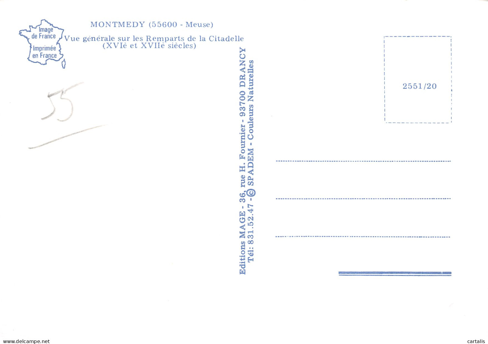 55-MONTMEDY-N°C-4348-A/0147 - Montmedy