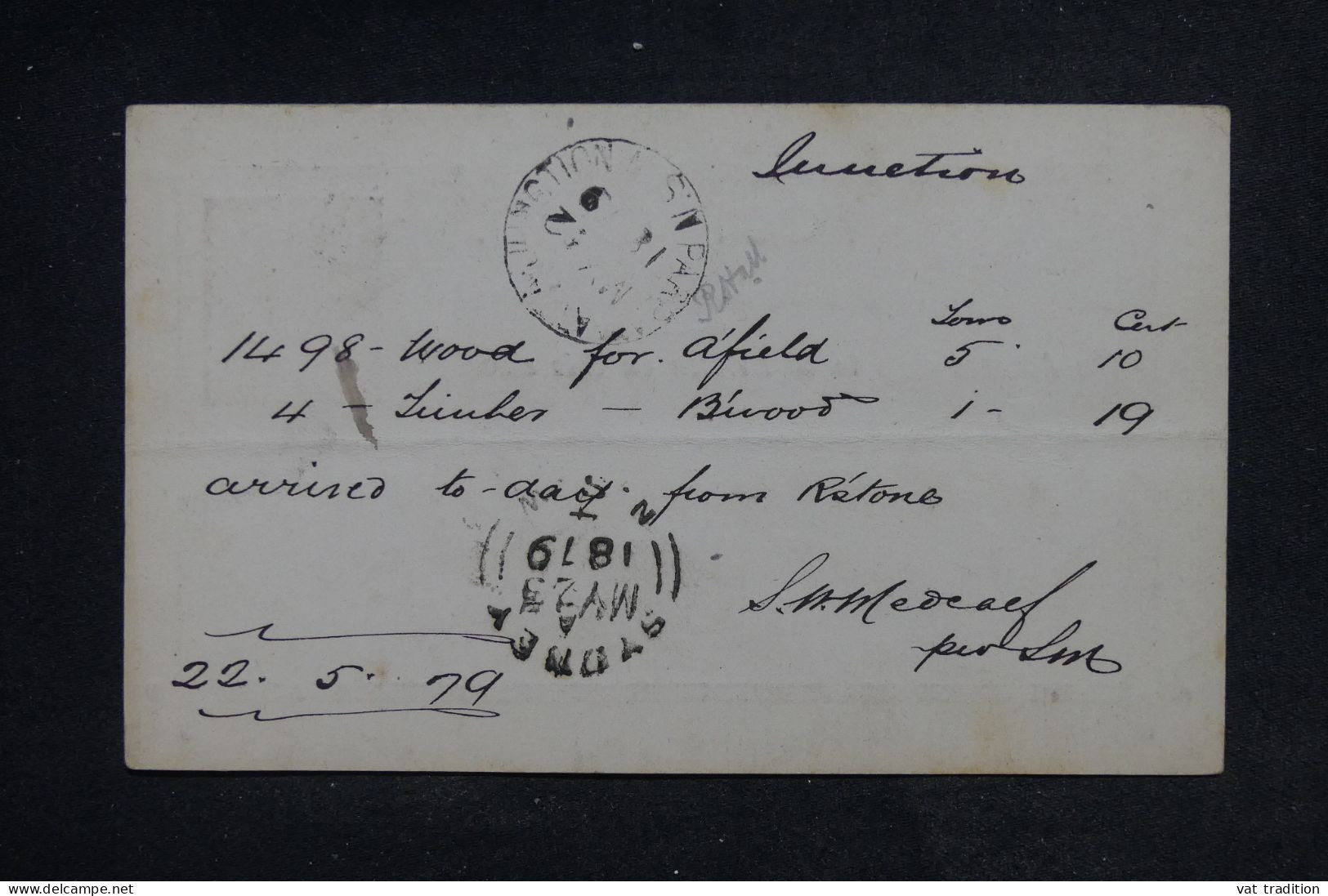 NEW SOUTH WALES - Entier Postal ( Pli Marqué )  Pour Sydney En 1879 - L 153040 - Briefe U. Dokumente