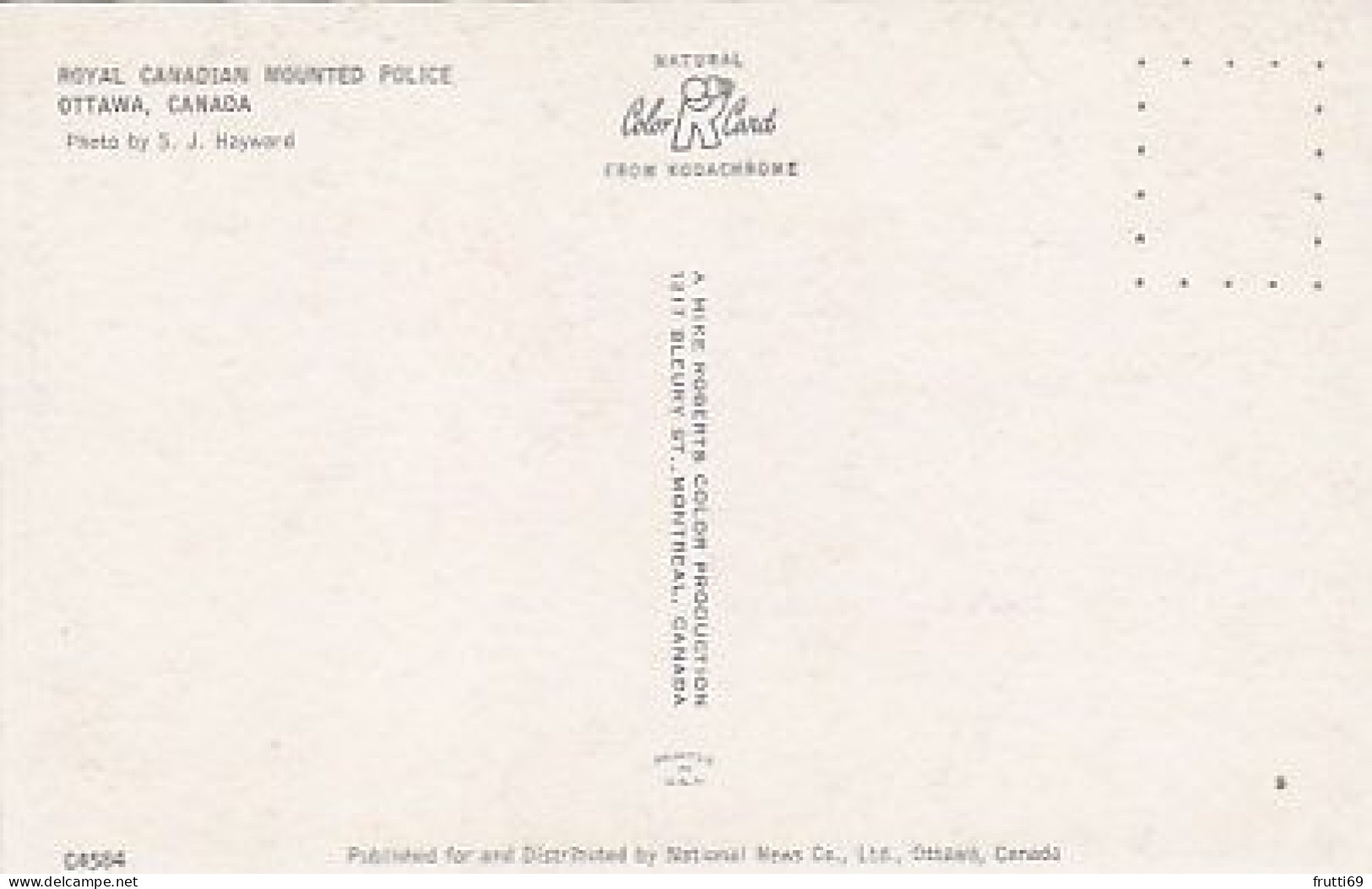 AK 214131 CANADA - Ontario - Ottawa - Royal Canadian Mounted Police - Ottawa