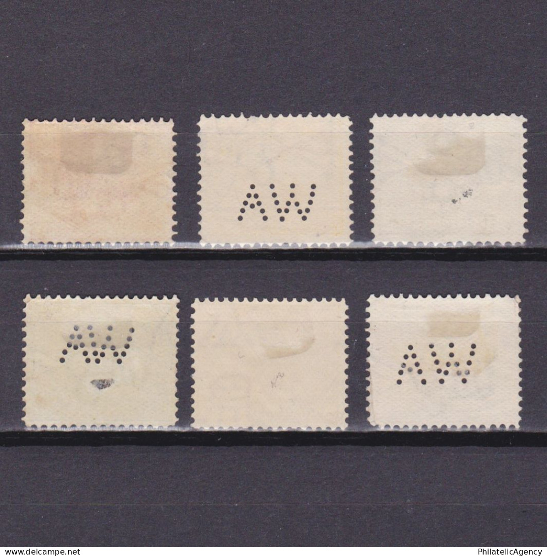 WESTERN AUSTRALIA 1902, SG# 117-123, CV £58, Part Set, Wmk V Over Crown, Swan, Used - Gebruikt