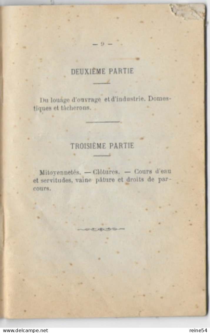 49 Recueil Des USAGES LOCAUX Du Canton De CHALONNES SUR LOIRE (Maine Et Loire) 1904 Imp. E. Gigault - Pays De Loire