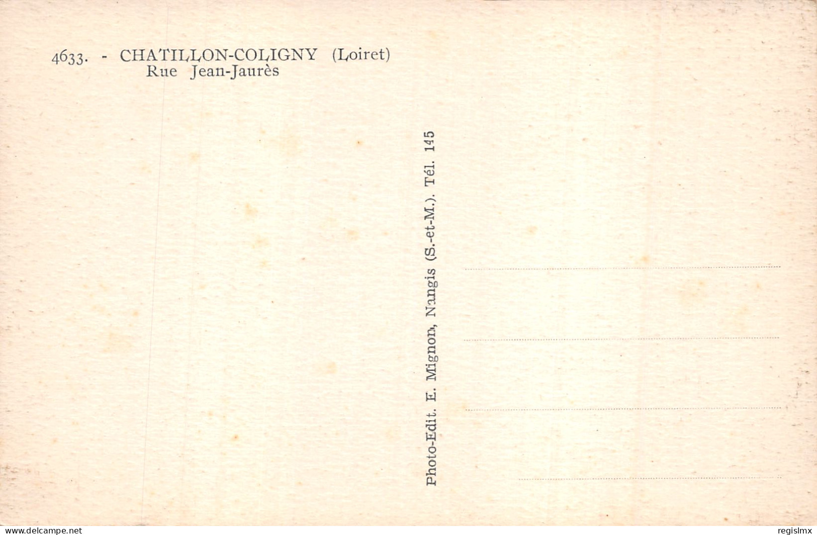 45-CHATILLON COLIGNY-N°443-H/0211 - Chatillon Coligny