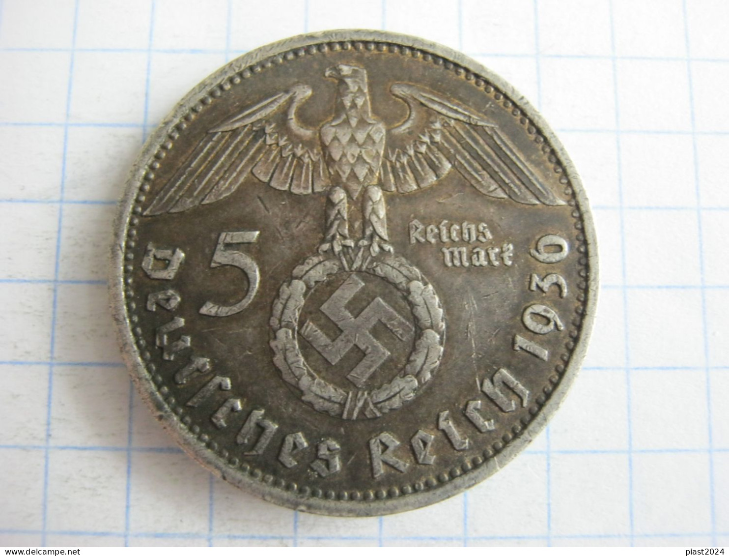 Germany 5 Reichsmark 1936 A Pos. A - 5 Reichsmark