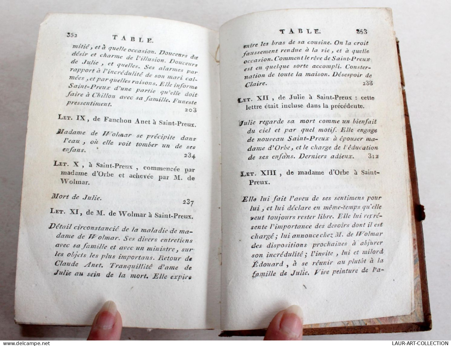 OEUVRES COMPLETES DE JJ. ROUSSEAU TOME N°6, HELOISE TOME 4 NOUVELLE EDITION 1793 / LIVRE ANCIEN XVIIIe SIECLE (1303.127)