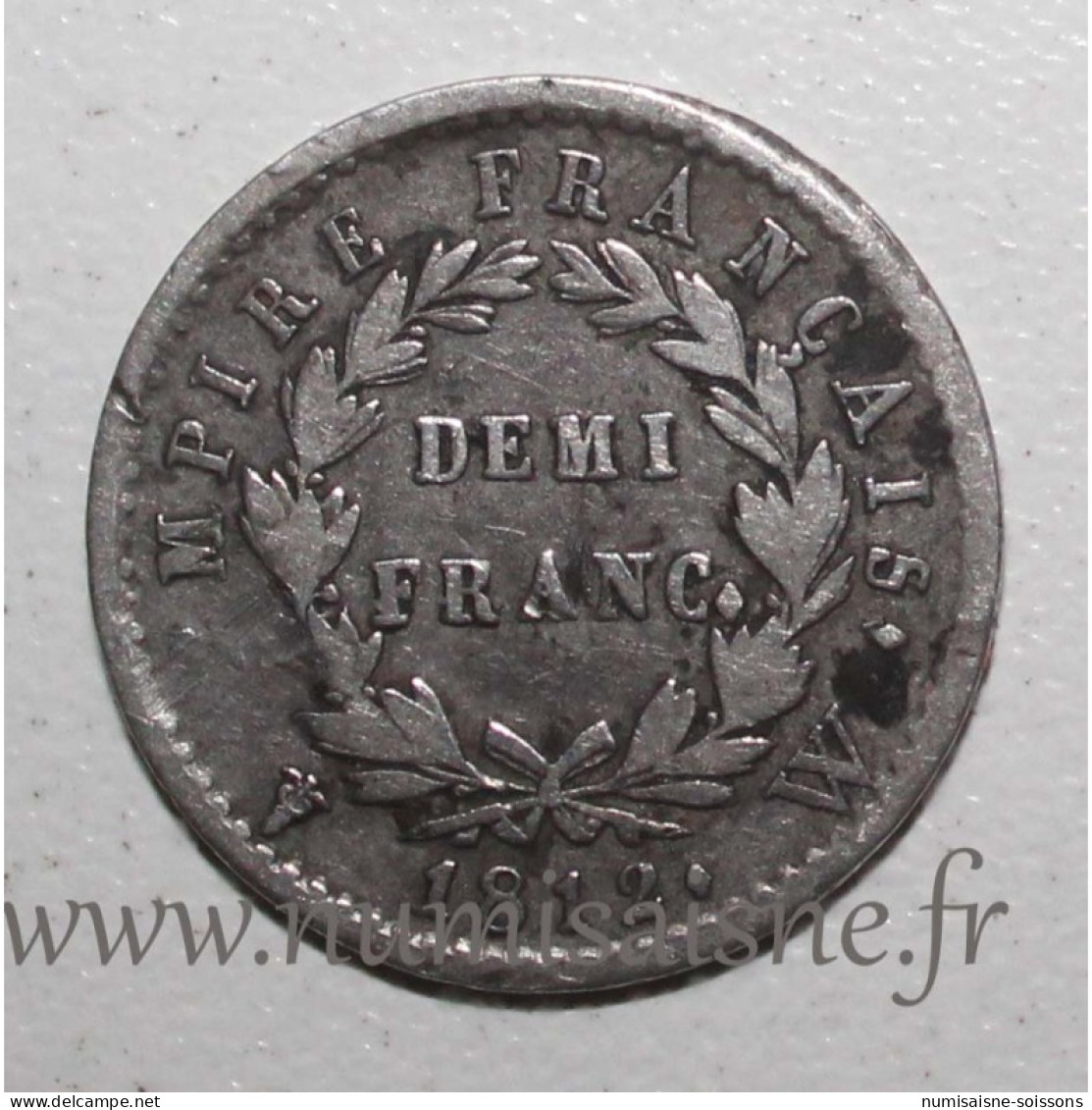 GADOURY 399 - 1/2 FRANC 1812 W - Lille - TYPE EMPIRE - KM 691 - TTB - 1/2 Franc