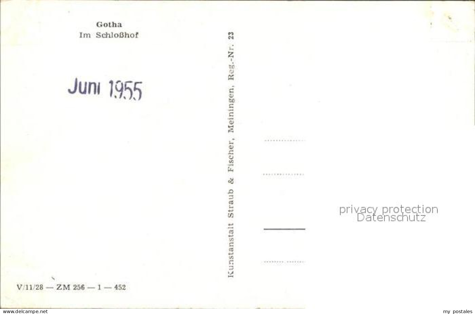 71943008 Gotha Thueringen Schloss Hof Brunnen Gotha - Gotha