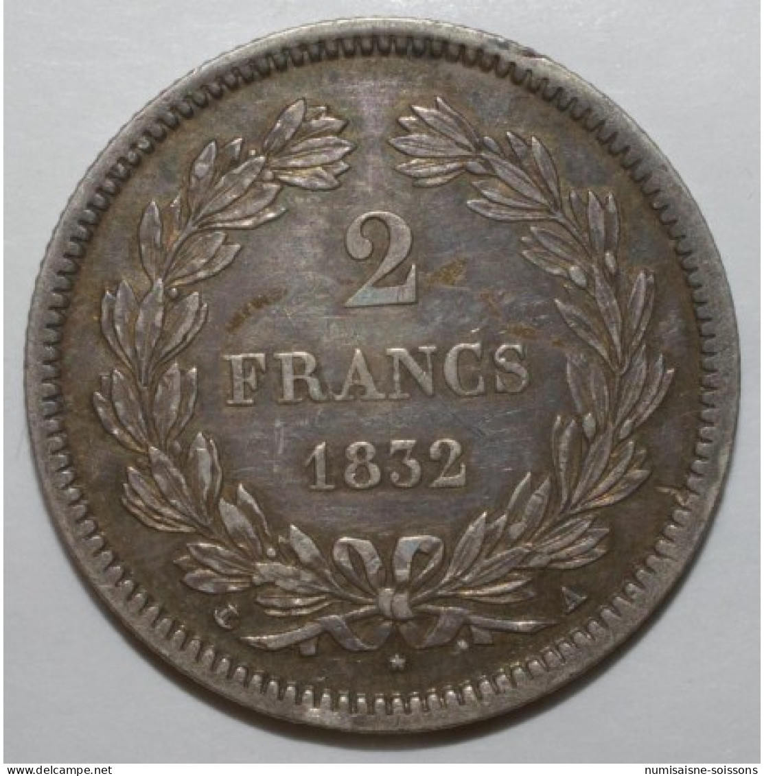 GADOURY 520 - 2 FRANCS 1832 A - Paris - TYPE LOUIS PHILIPPE 1er - KM 743 - TTB+ - 2 Francs