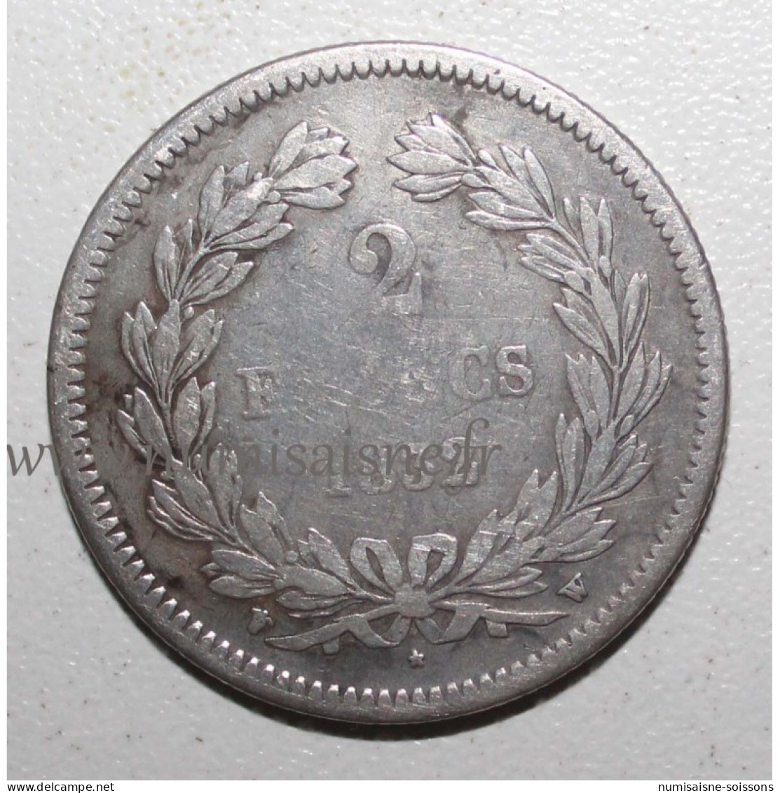 GADOURY 520 - 2 FRANCS 1832 W - Lille - TYPE LOUIS PHILIPPE 1er - KM 743 - TB - 2 Francs
