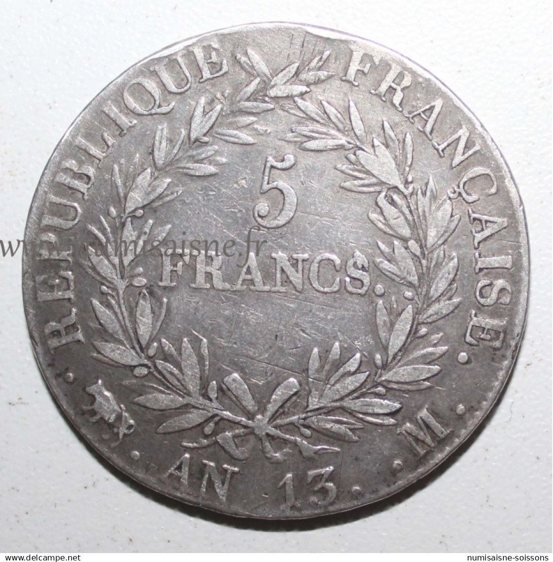 GADOURY 580 - 5 FRANCS - AN 13 M - Toulouse - TYPE NAPOLEON EMPEREUR - KM 662 - TB+ - 5 Francs
