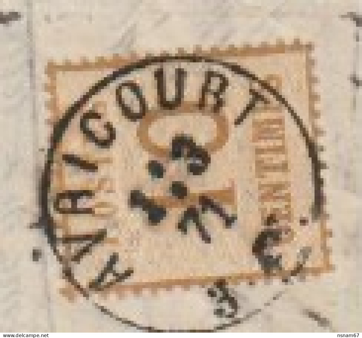 1297p - Cachet POSTES EPINAL 1871 - AVRICOURT Pour EPINAL Vosges -  1 Mars 71 - Sur 10 Ctes Alsace Lorraine -Taxe 2 - - Guerre De 1870