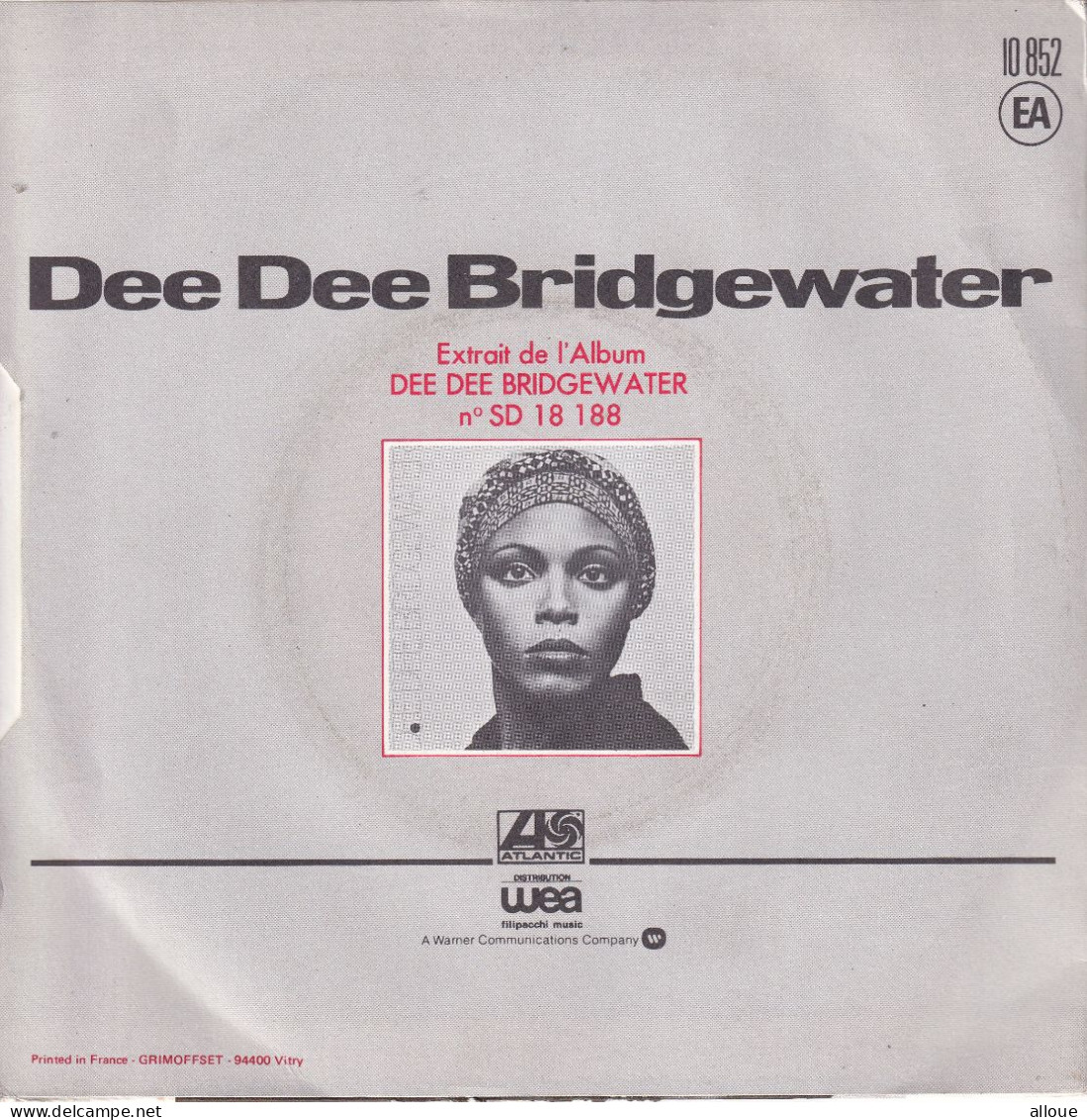 DEE DEE BRIDGEWATER - FR SG - MY PRAYER - Soul - R&B