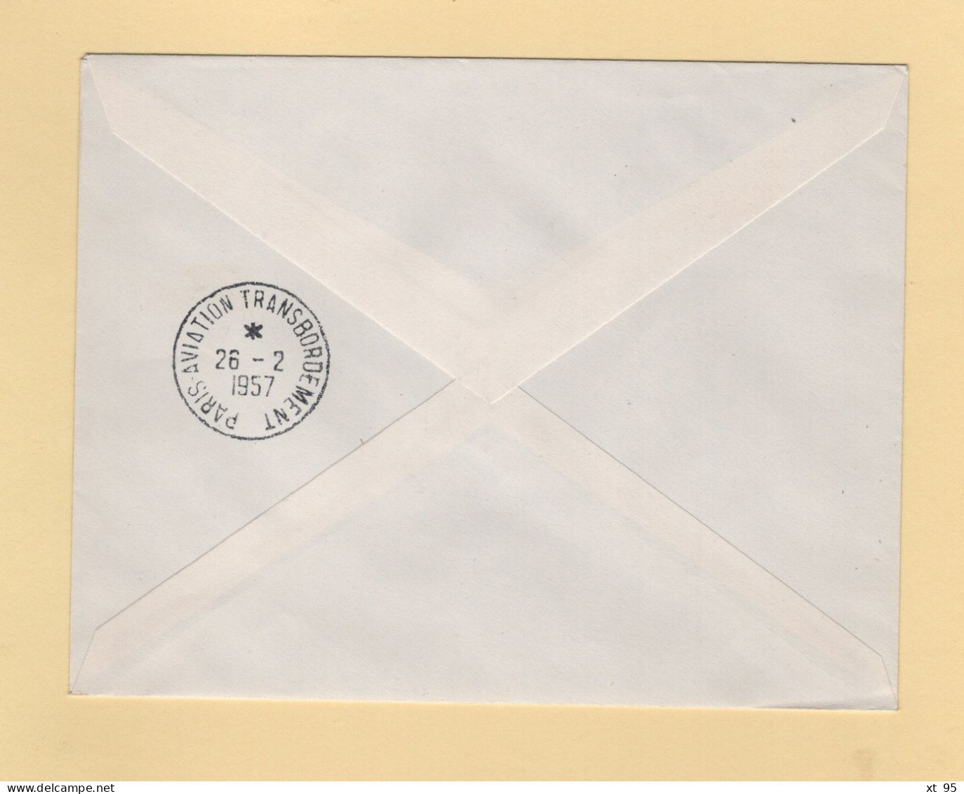 TAAF - Terre Adelie - 8-1-1957 - Par Avion Destination France - Premier Jour - Briefe U. Dokumente