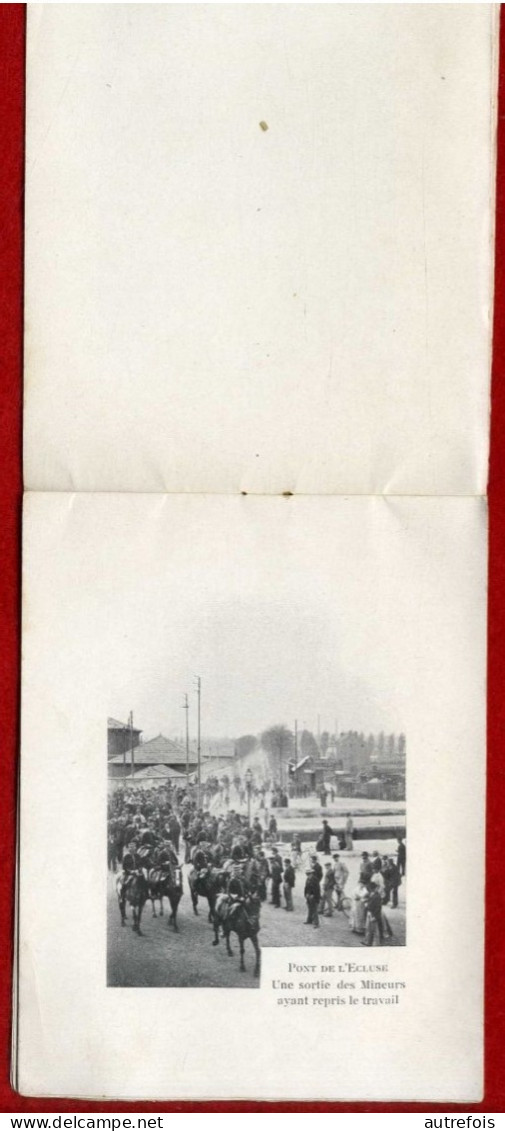 71  MONTCEAU LES MINES FASCICULE  PHOTOS  DOCUMENT 12 PAGES  -  MANIFESTATION GREVE 1901 PUIT ST FRANCOIS MAGNY MANGRAND - Bourgogne