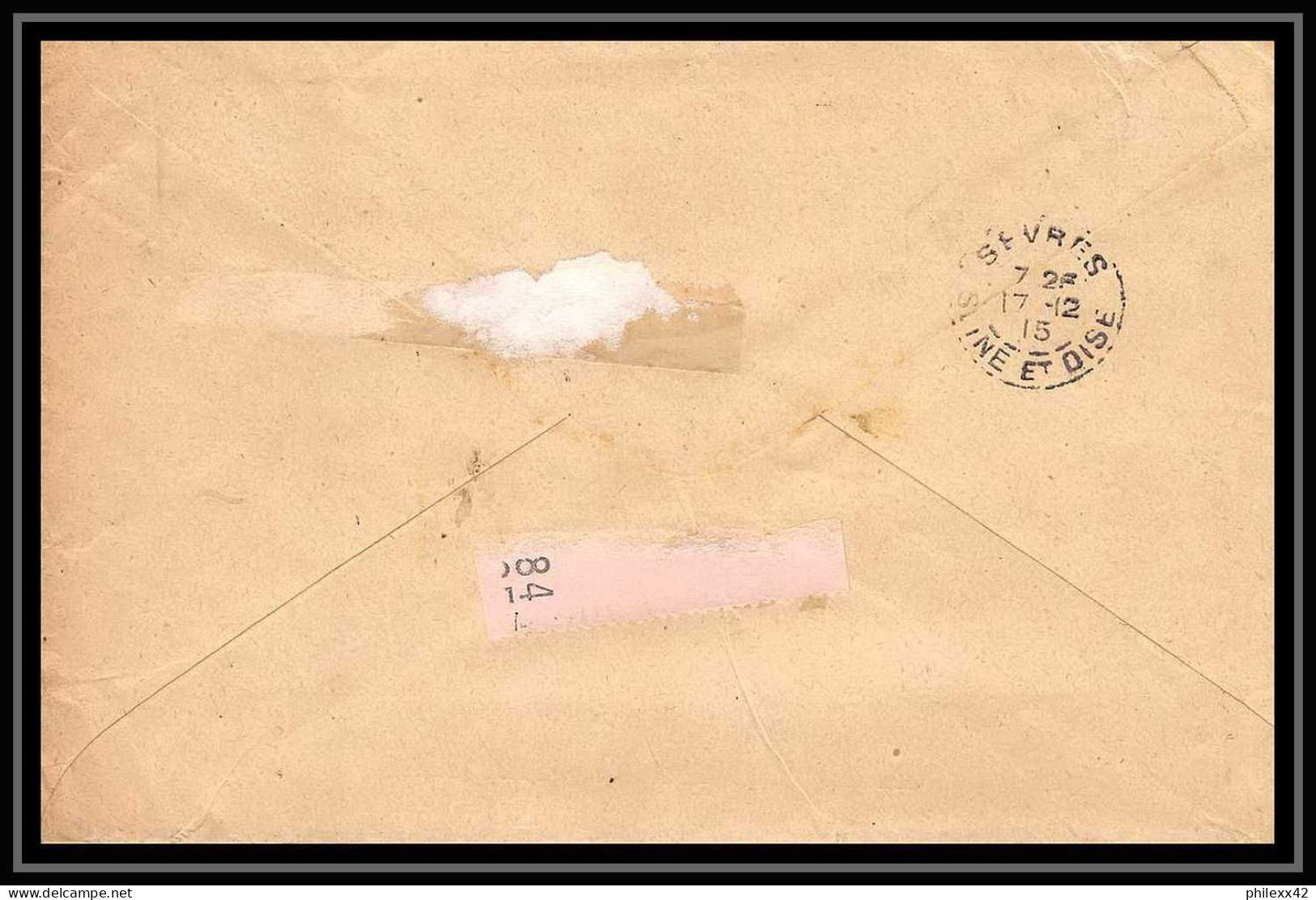 42080/ Lettre Cover Aviation Militaire 2ème Groupe Reserve Generale Secteur 23 Pour Sevres 1915 Guerre 1914/1918 War  - Correo Aéreo Militar