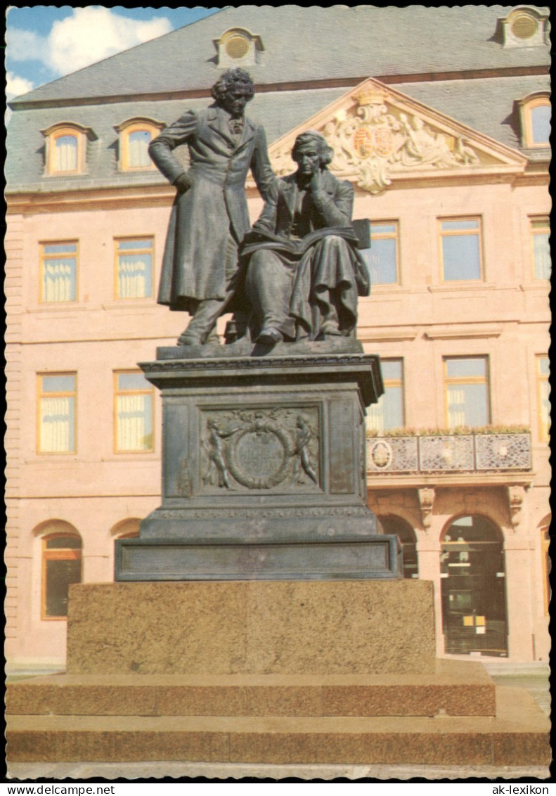 Ansichtskarte Hanau Nationaldenkmal Der Brüder Grimm 1967 - Hanau