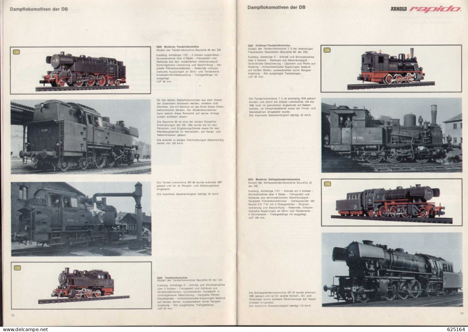 Catalogue ARNOLD RAPIDO 1968/69 Katalog Spurweite N = 9 Mm.  Maßstab 1:160 - Alemania