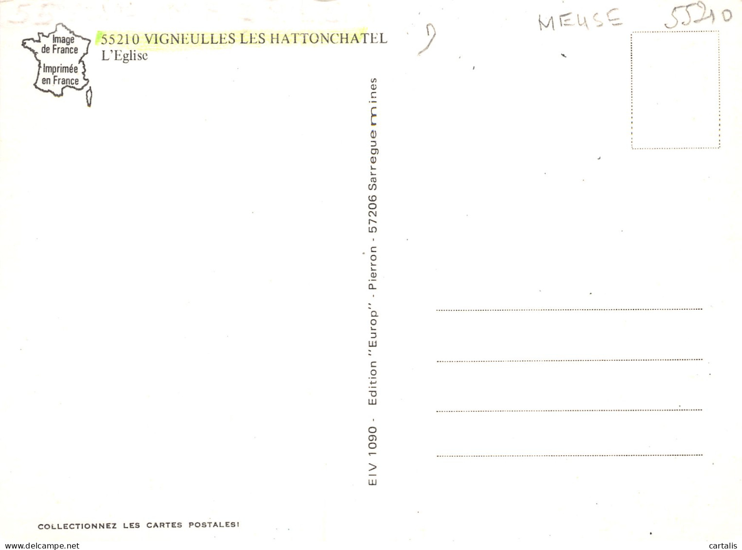 55-VIGNEULLES LES HATTONCHATEL-N°3932-B/0253 - Vigneulles Les Hattonchatel