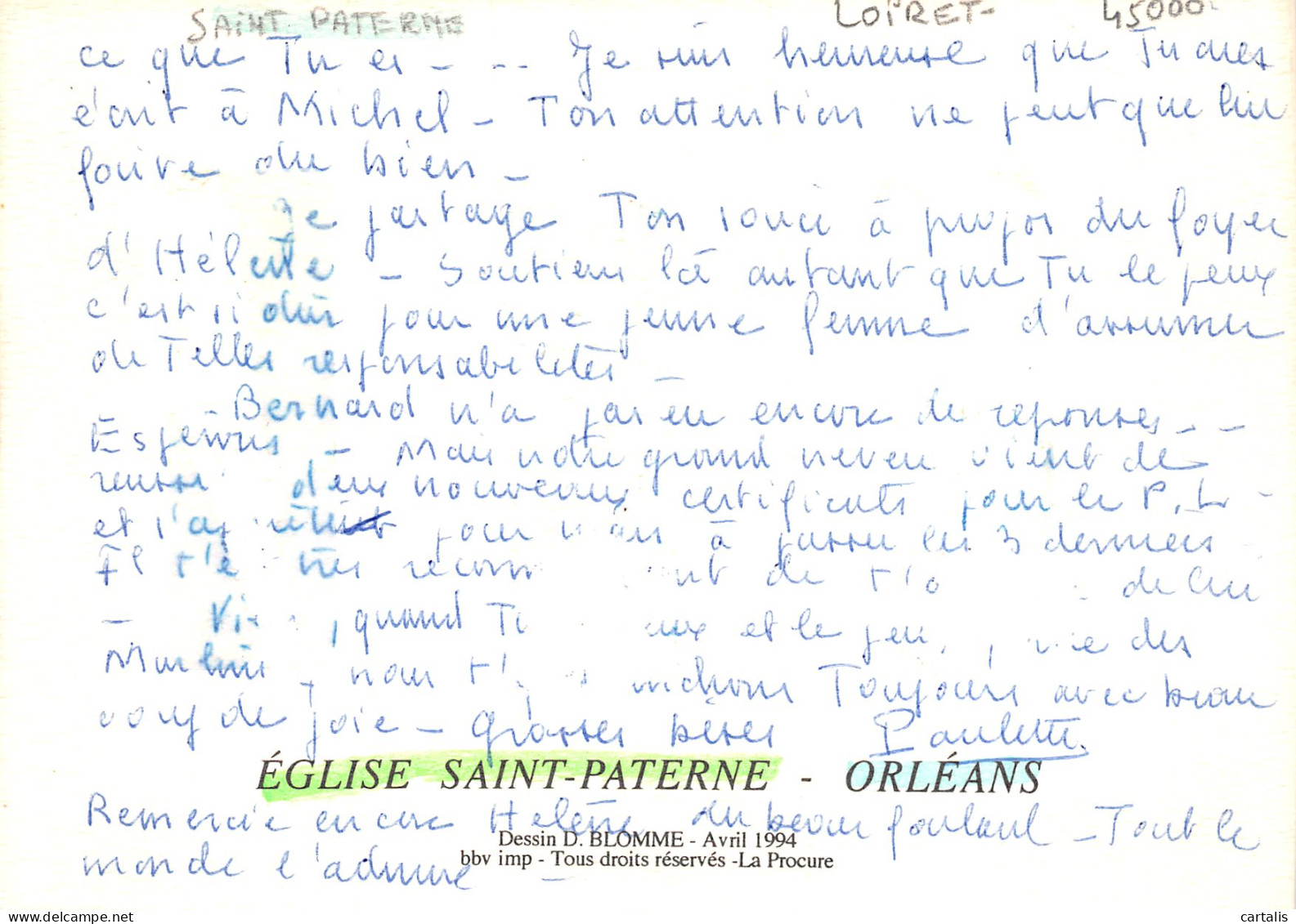 72-SAINT PATERNE-N°3934-A/0195 - Saint Paterne