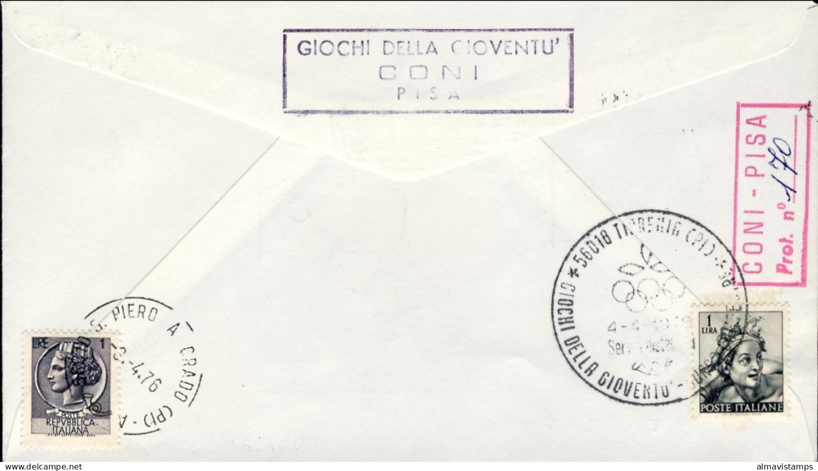 1976-U.S.A. Busta Illustrata Giochi Della Gioventù Corsa Campestre Con Annullo S - Covers & Documents