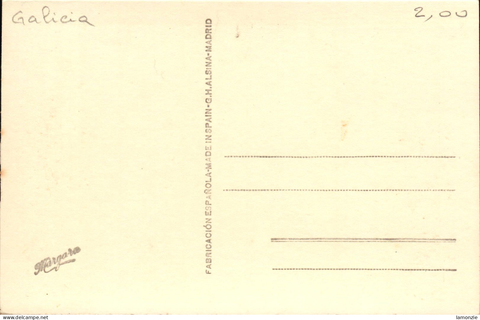 SANTIAGO. Cpsm N&B .  - Hospital.  (scans Recto-verso) - Santiago De Compostela