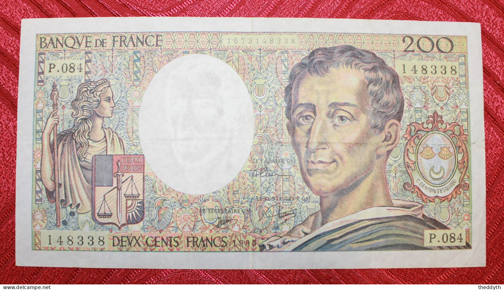 Lot De 5 Billets : 500 Francs Pascal, 200 F Et 3x100 Francs. - Zonder Classificatie