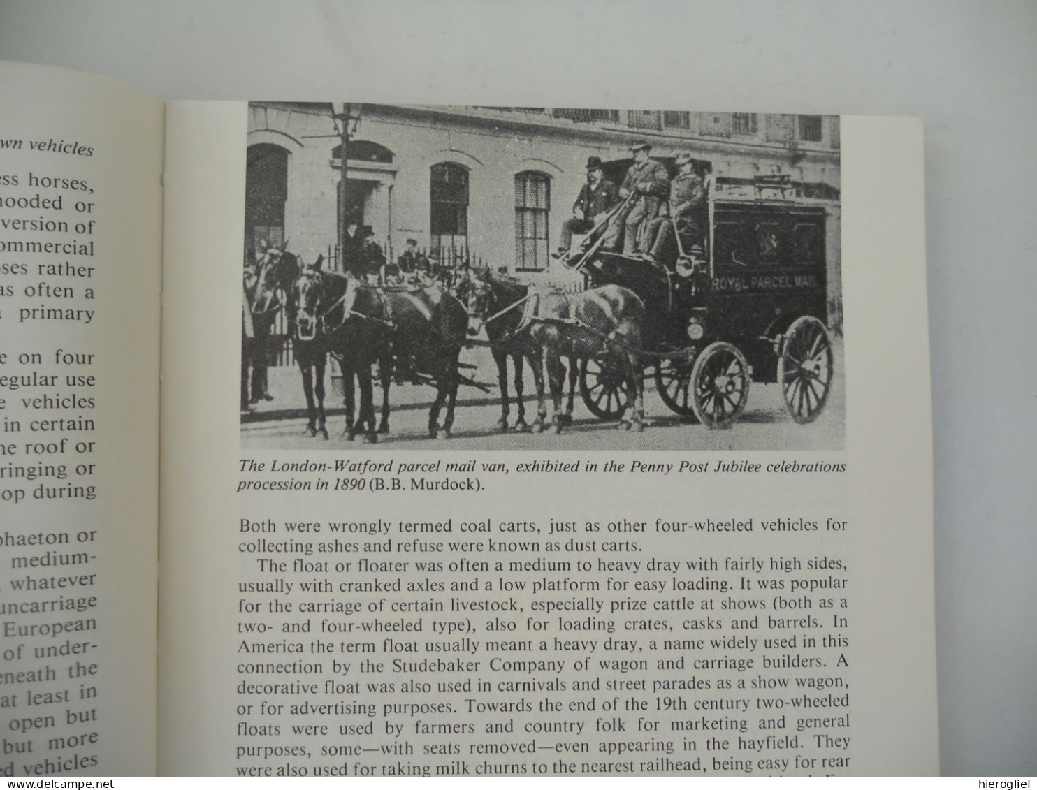 HORSE-DRAWN VEHICLES Collecting & Restoring By Donald J. Smith 1981 Paarden Koetsen Trektuigen Commercial Agricultural - Other & Unclassified