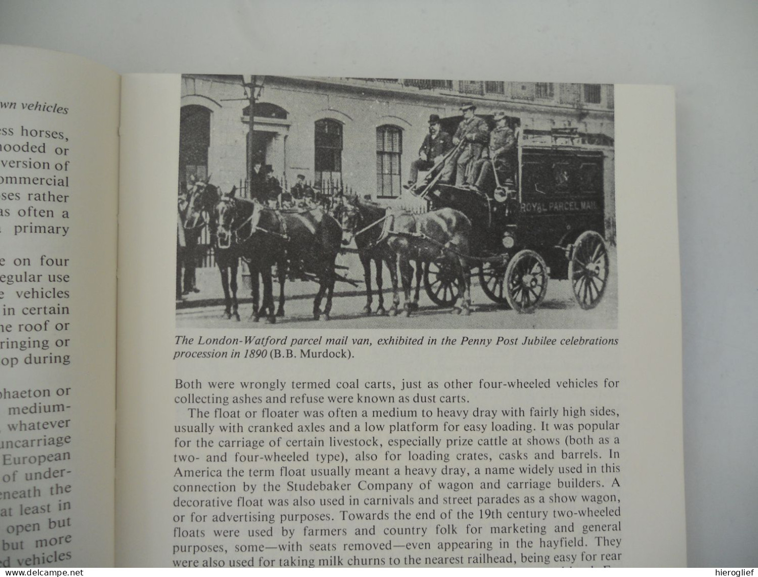 HORSE-DRAWN VEHICLES Collecting & Restoring By Donald J. Smith 1981 Paarden Koetsen Trektuigen Commercial Agricultural - Autres & Non Classés