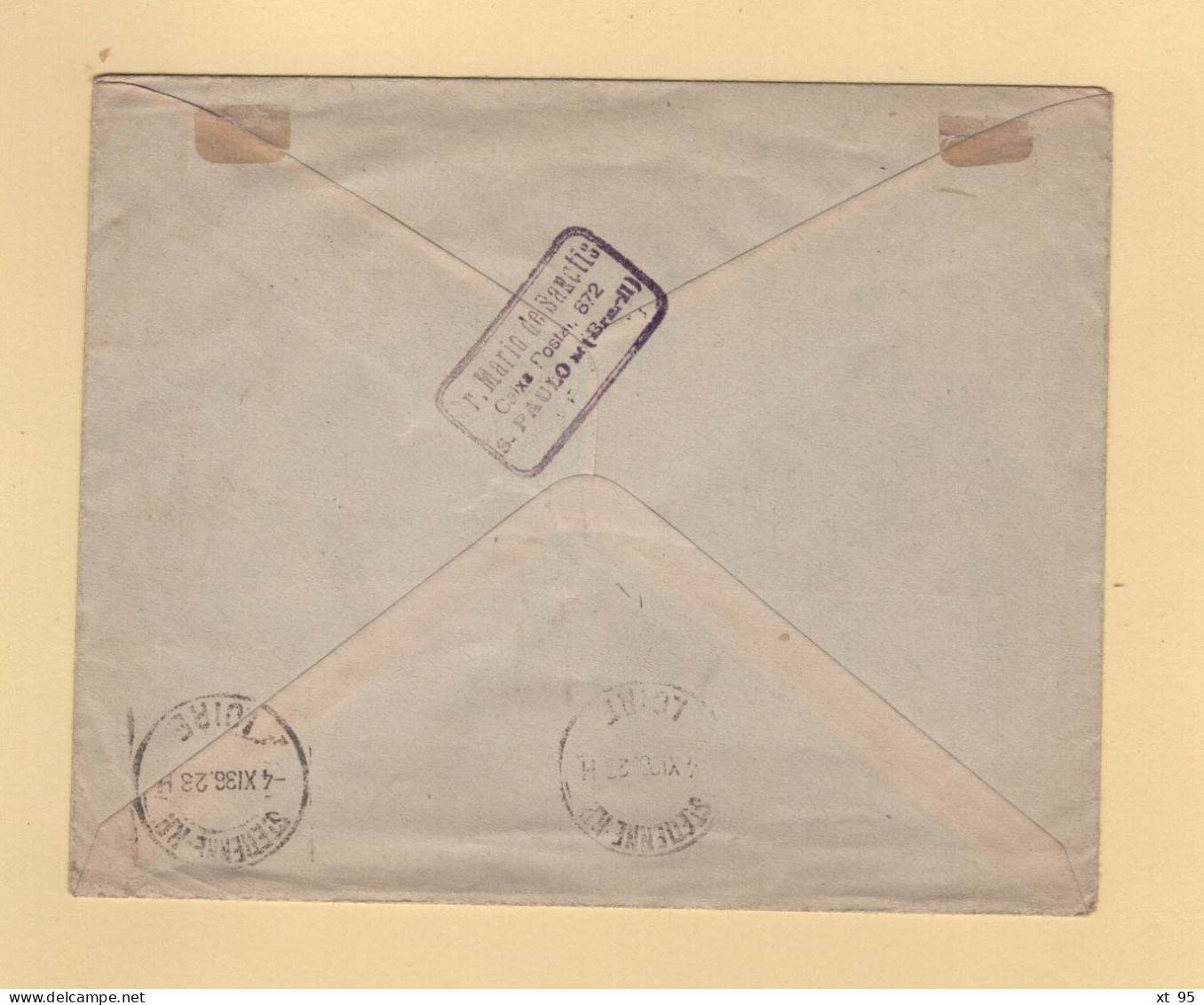 Bresil - 1936 - Rio De Janeiro - Tarif Imprime Destination France - Cartas & Documentos