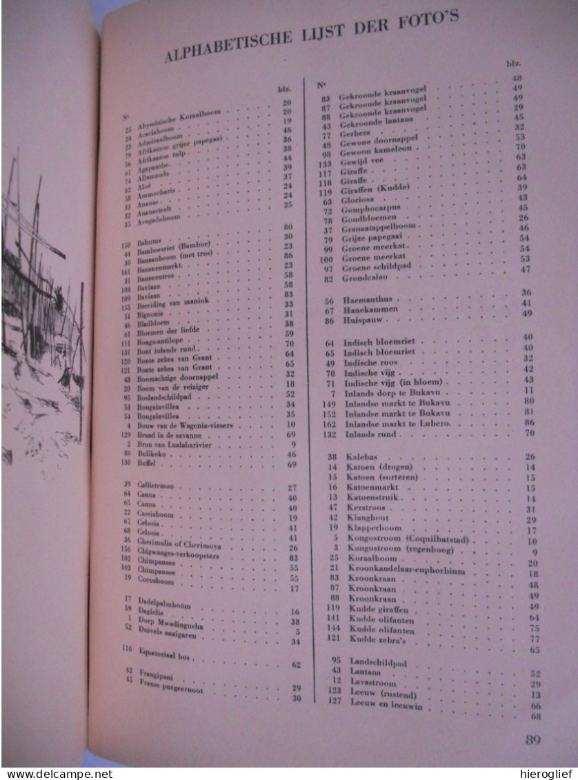 FAUNAFLOR CONGO - I - album côte d'or compleet met alle chromo's kongo zaïre afrika fauna flora
