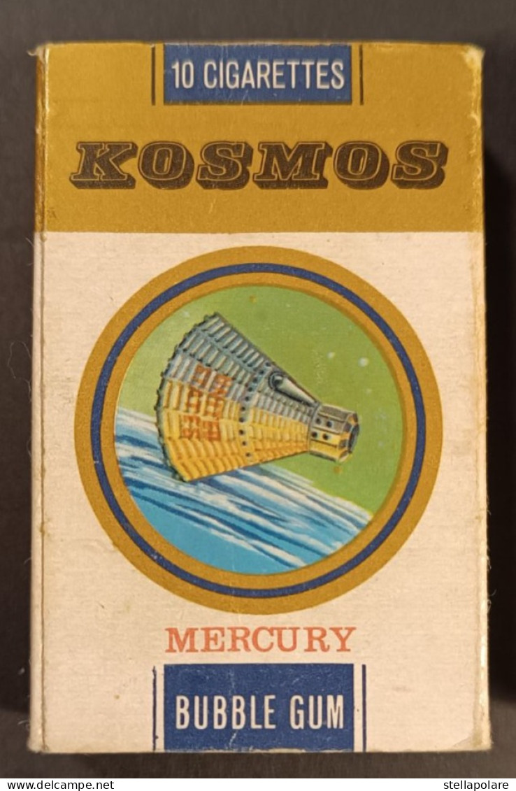 KOSMOS SPACE TRADING CARDS + CIGARETTES PACKETS DOLCIFICIO LOMBARDO LA STORIA DELL'ASTRONAUTICA 1968 FIGURINE CARTONATE