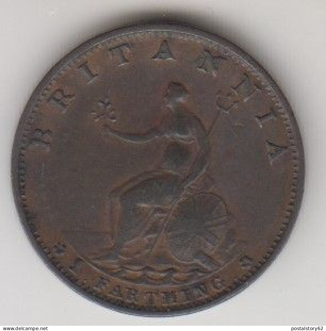 Georgius III° Dei Gratia Rex . Moneta Da 1 Farthing 1799 - A. 1 Farthing