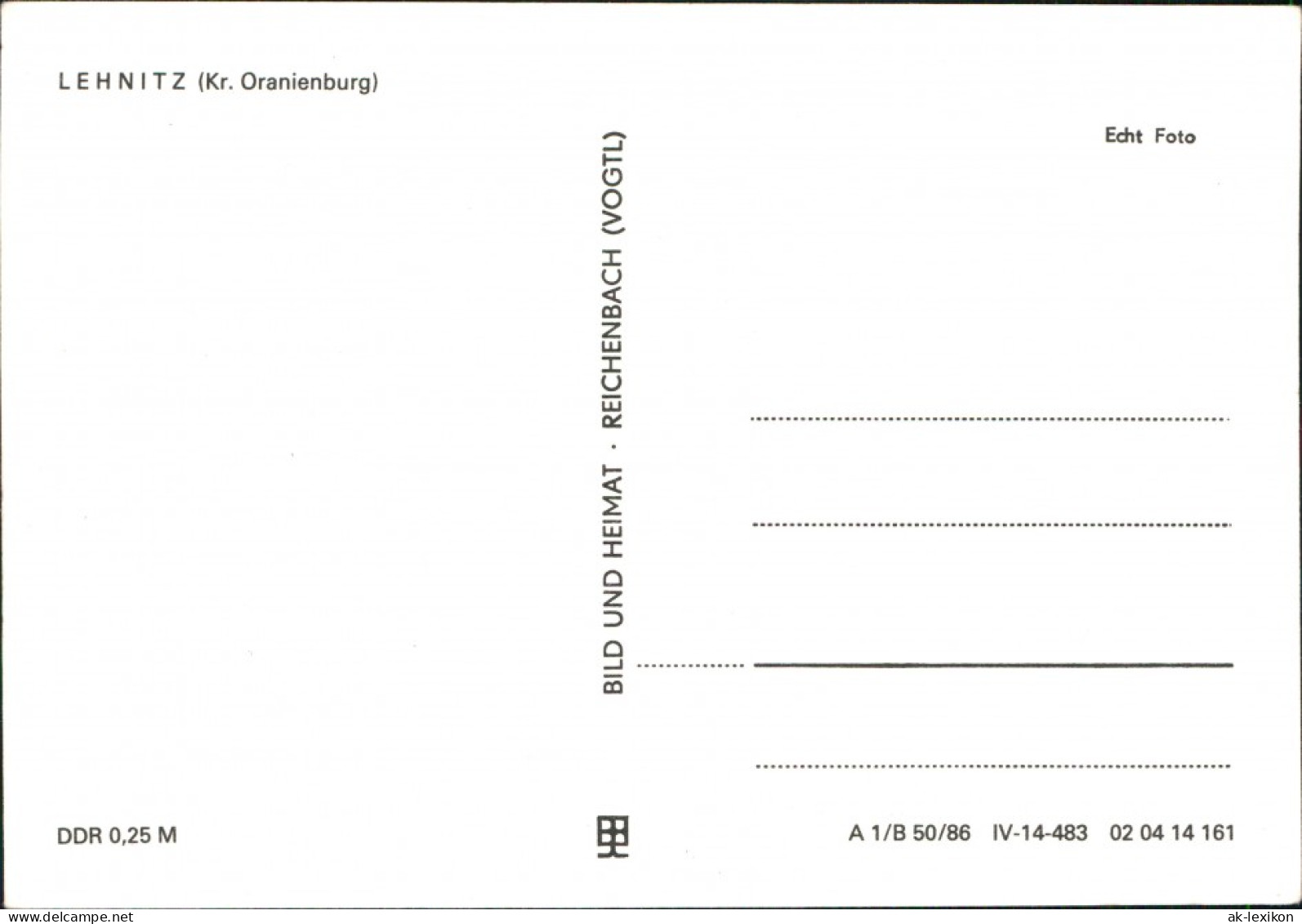 Ansichtskarte Lehnitz-Oranienburg See, Bungalows, Fahrgastschiff 1986 - Lehnitz