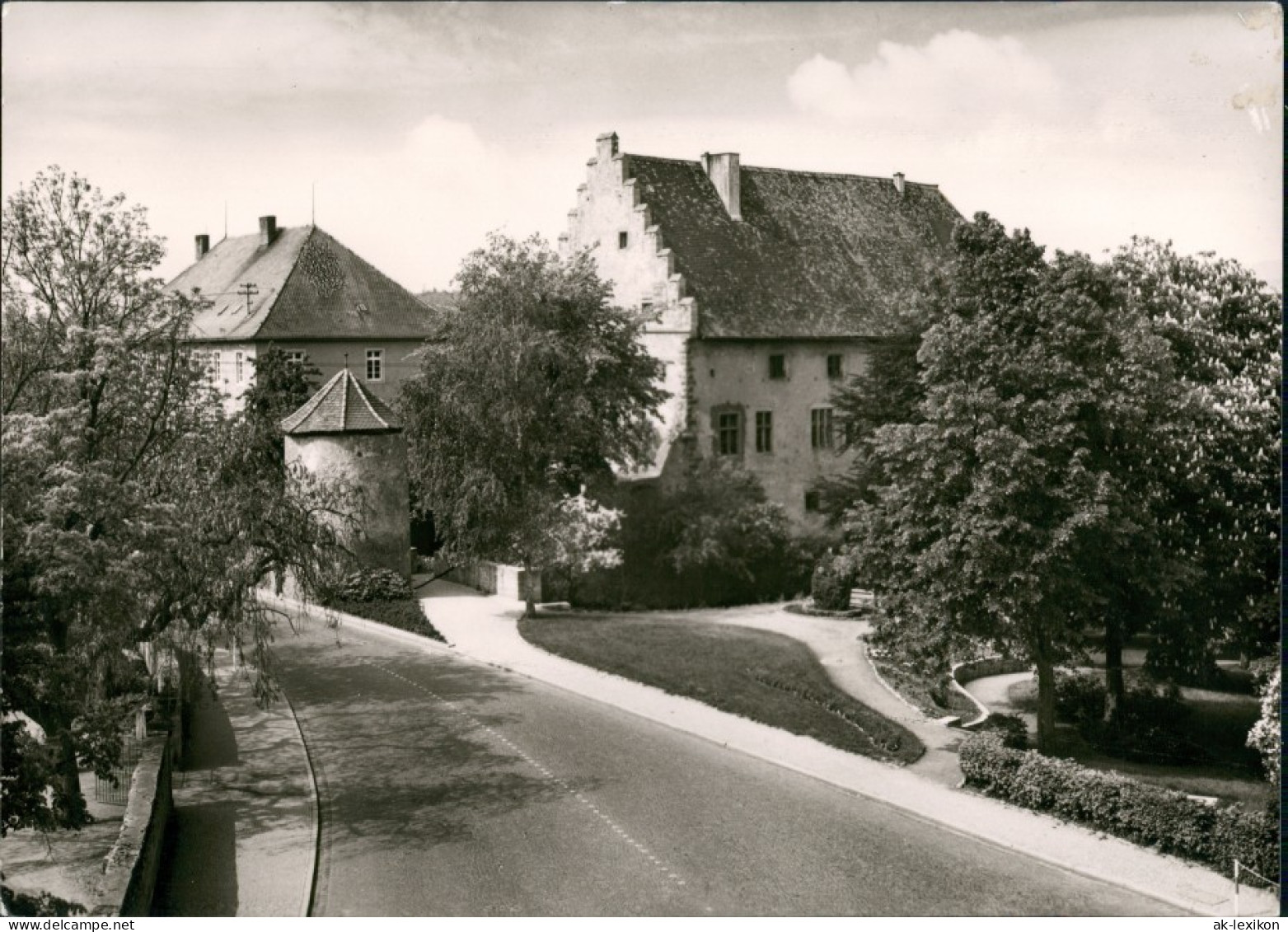 Mellrichstadt Strassen Partie Am Schloss/Strassen Partie Am Schloss 1965 - Mellrichstadt