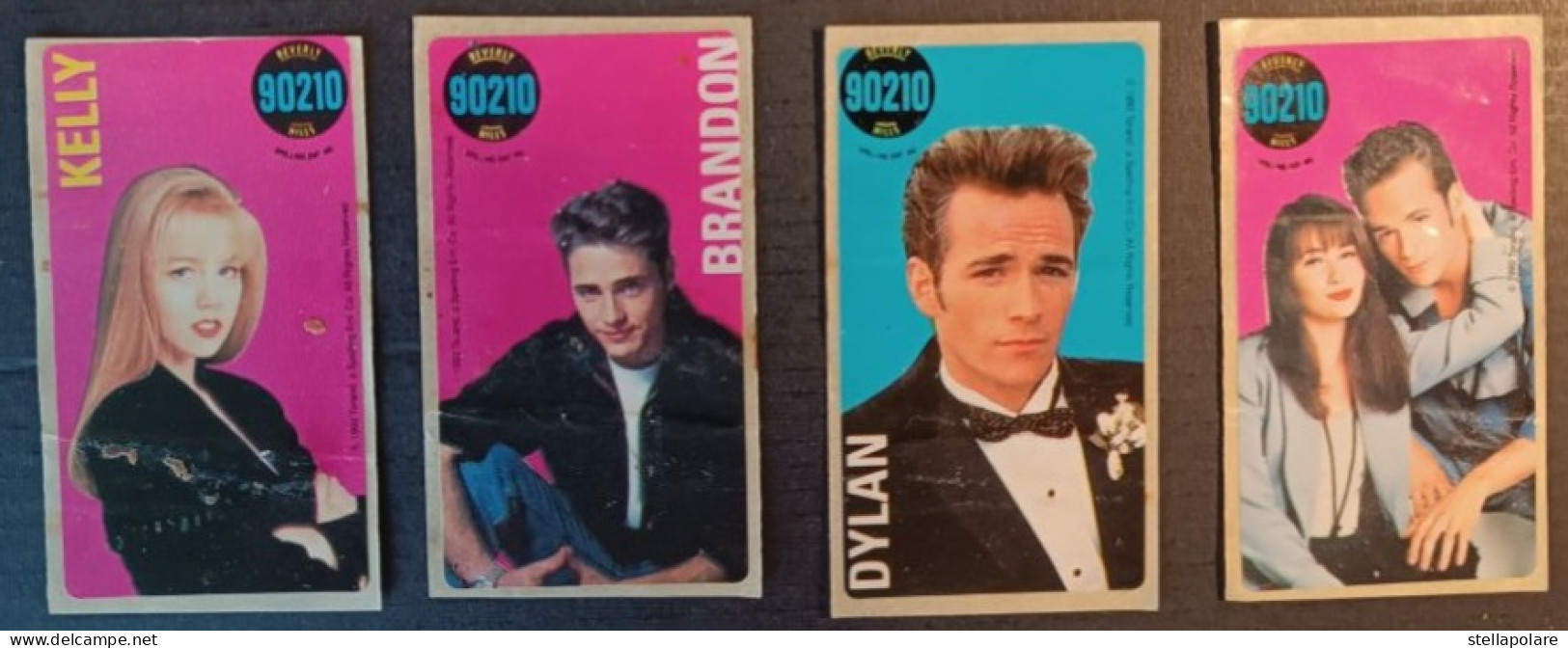 Lot Of 16 Bubble Gum 90210 BEVERLY HILLS 1992 TORAND Advertising Stickers DUNKIN Наклейки - Otros & Sin Clasificación